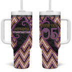 Custom Aotearoa Atua Rongomatane Tumbler With Handle God Of Cultivated Foods Koru Patterns