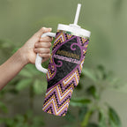 Custom Aotearoa Atua Rongomatane Tumbler With Handle God Of Cultivated Foods Koru Patterns