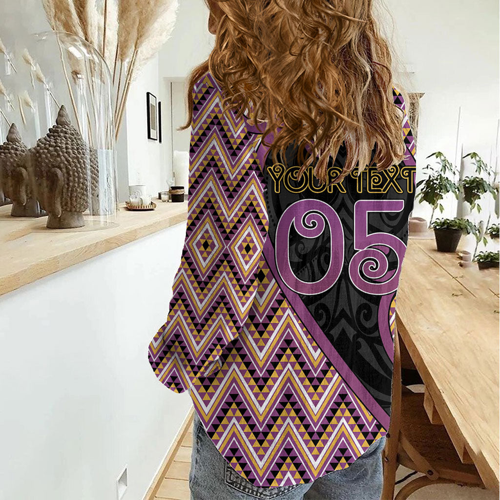 Custom Aotearoa Atua Rongomatane Women Casual Shirt God Of Cultivated Foods Koru Patterns