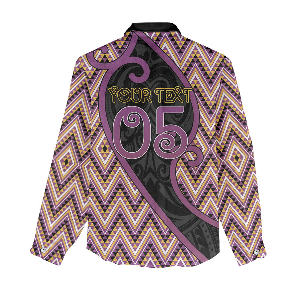 Custom Aotearoa Atua Rongomatane Women Casual Shirt God Of Cultivated Foods Koru Patterns