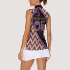 Custom Aotearoa Atua Rongomatane Women Sleeveless Polo Shirt God Of Cultivated Foods Koru Patterns