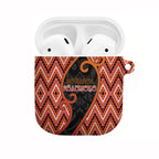 Aotearoa Atua Ruaumoko AirPods Case God Of Volcanoes Koru Patterns