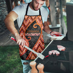 Aotearoa Atua Ruaumoko Apron God Of Volcanoes Koru Patterns