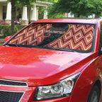 Aotearoa Atua Ruaumoko Auto Sun Shade God Of Volcanoes Koru Patterns
