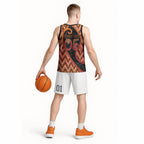 Custom Aotearoa Atua Ruaumoko Basketball Jersey God Of Volcanoes Koru Patterns