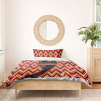 Aotearoa Atua Ruaumoko Bedding Set God Of Volcanoes Koru Patterns