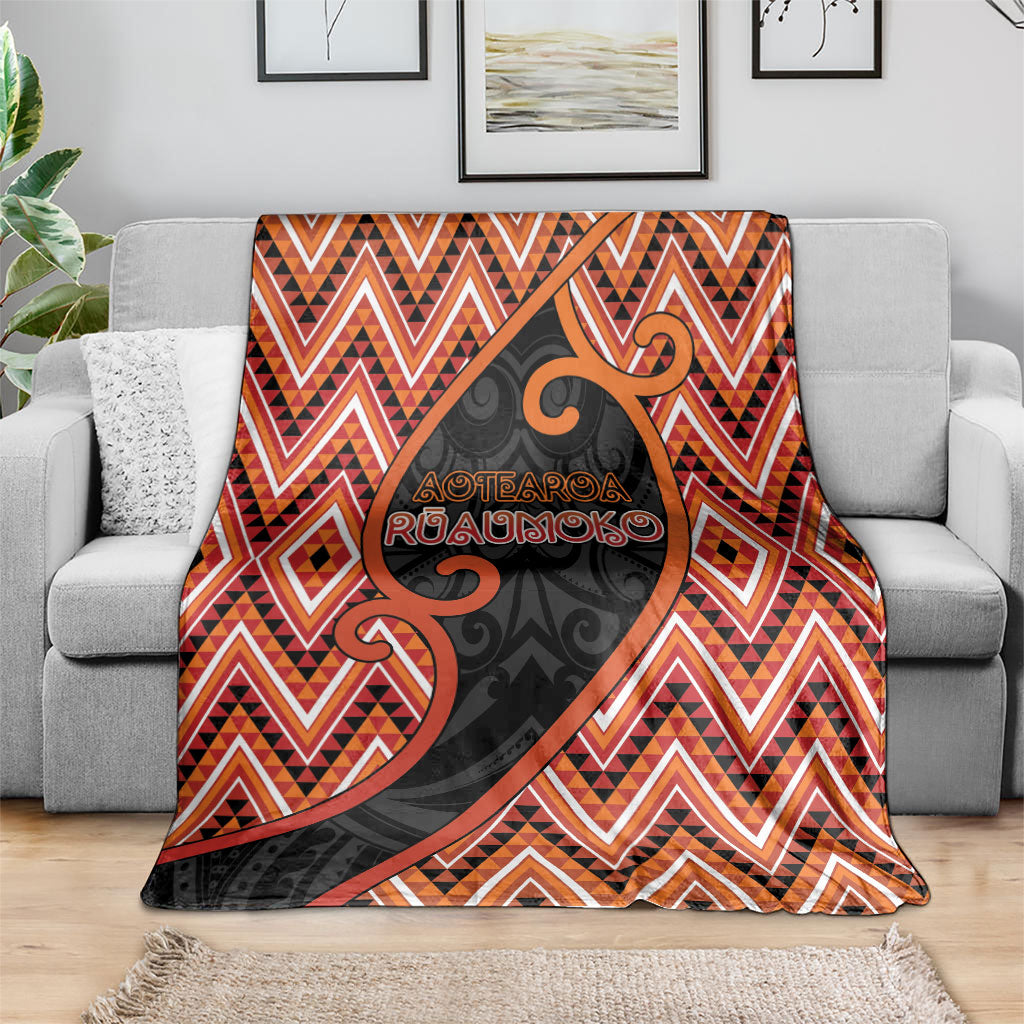 Aotearoa Atua Ruaumoko Blanket God Of Volcanoes Koru Patterns