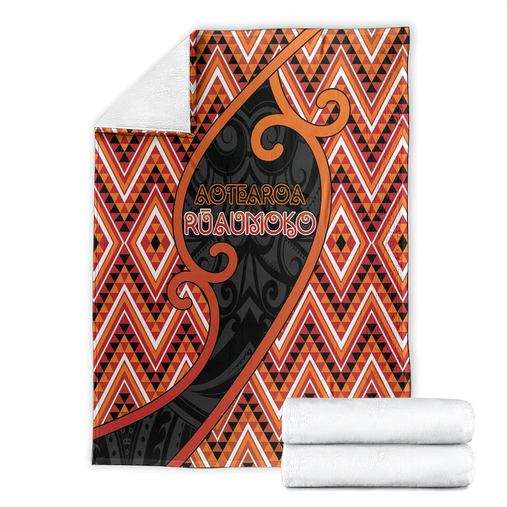 Aotearoa Atua Ruaumoko Blanket God Of Volcanoes Koru Patterns