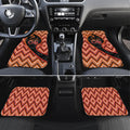 Custom Aotearoa Atua Ruaumoko Car Mats God Of Volcanoes Koru Patterns