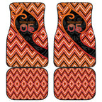 Custom Aotearoa Atua Ruaumoko Car Mats God Of Volcanoes Koru Patterns