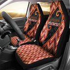 Aotearoa Atua Ruaumoko Car Seat Cover God Of Volcanoes Koru Patterns