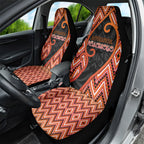 Aotearoa Atua Ruaumoko Car Seat Cover God Of Volcanoes Koru Patterns