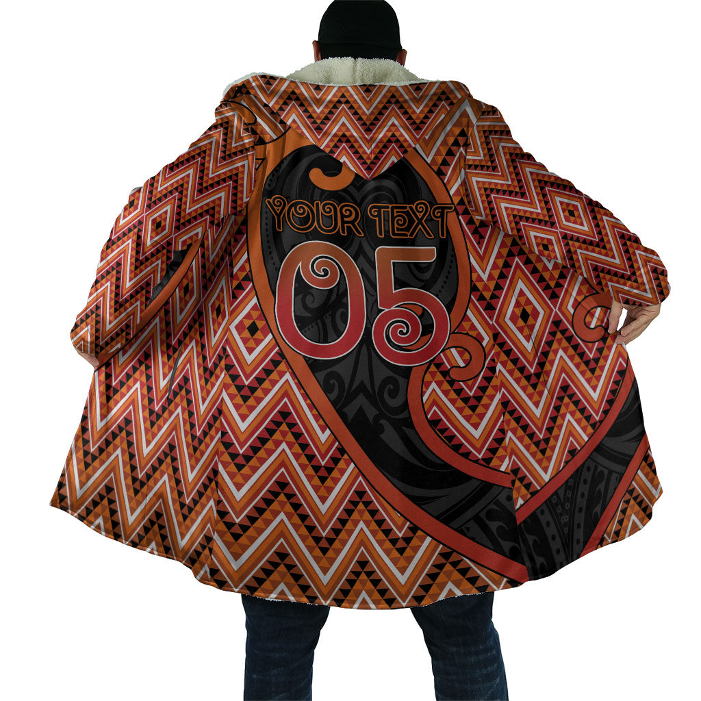Custom Aotearoa Atua Ruaumoko Cloak God Of Volcanoes Koru Patterns