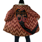 Custom Aotearoa Atua Ruaumoko Cloak God Of Volcanoes Koru Patterns