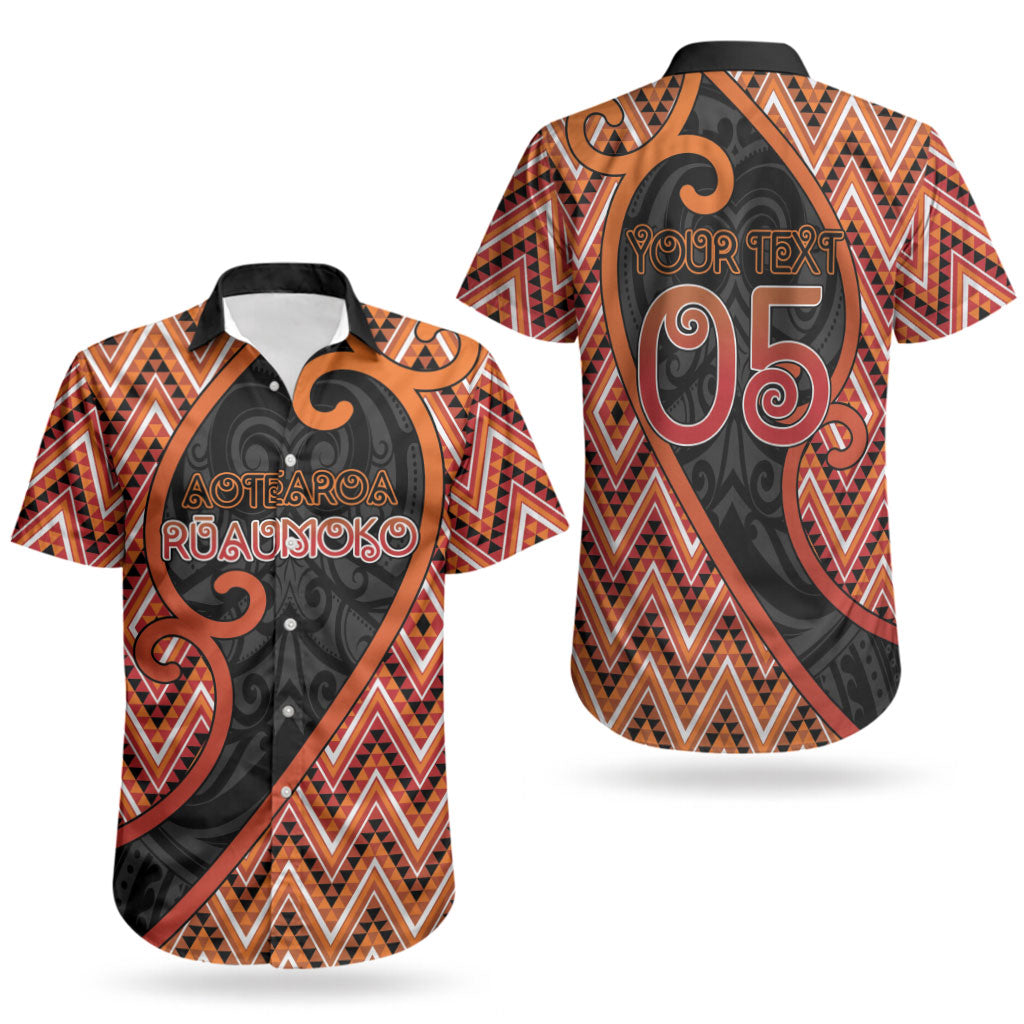 Custom Aotearoa Atua Ruaumoko Couples Matching Summer Maxi Dress and Hawaiian Shirt God Of Volcanoes Koru Patterns