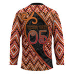 Custom Aotearoa Atua Ruaumoko Hockey Jersey God Of Volcanoes Koru Patterns