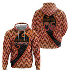 Custom Aotearoa Atua Ruaumoko Hoodie God Of Volcanoes Koru Patterns