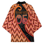 Custom Aotearoa Atua Ruaumoko Kimono God Of Volcanoes Koru Patterns