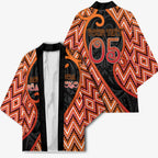 Custom Aotearoa Atua Ruaumoko Kimono God Of Volcanoes Koru Patterns