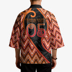 Custom Aotearoa Atua Ruaumoko Kimono God Of Volcanoes Koru Patterns
