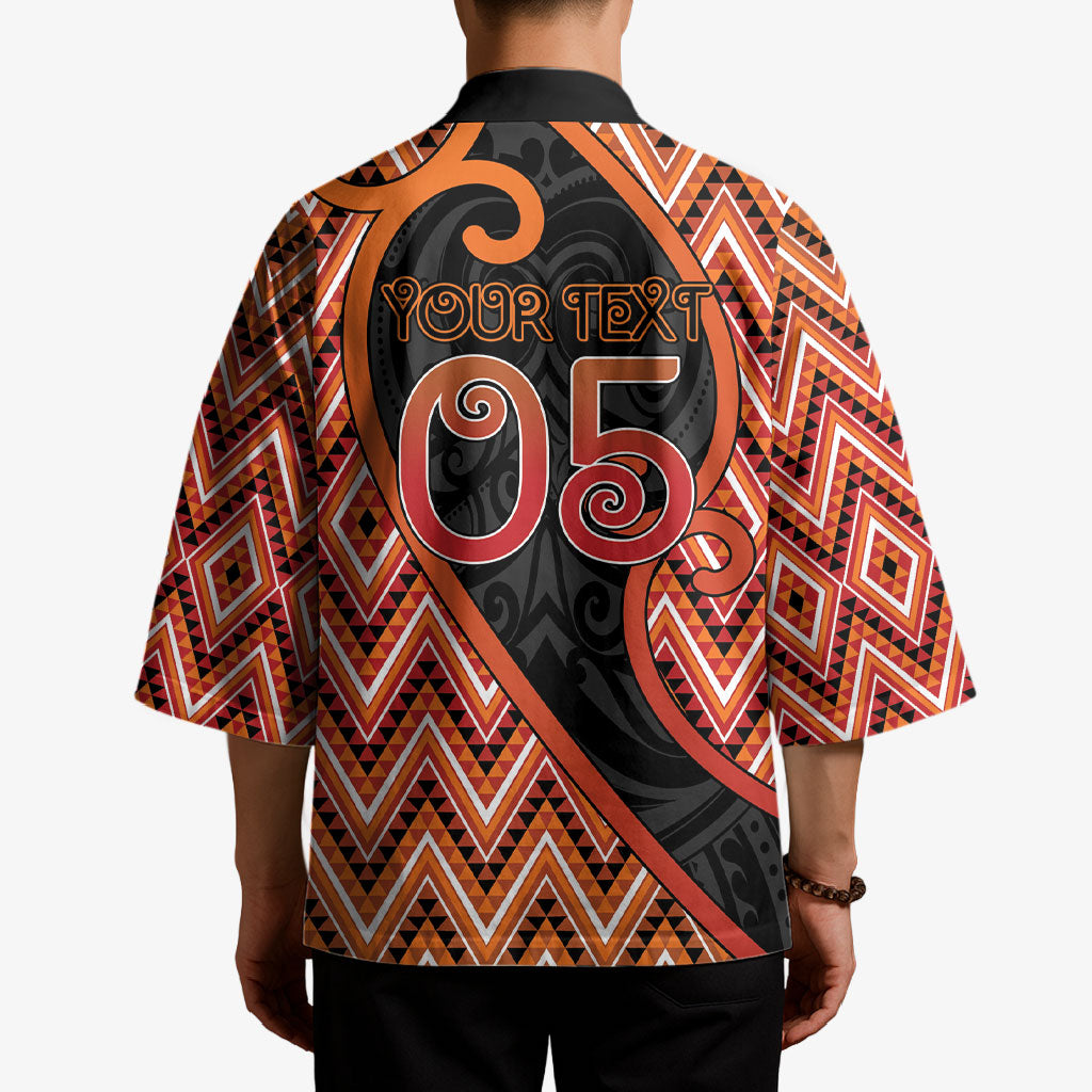 Custom Aotearoa Atua Ruaumoko Kimono God Of Volcanoes Koru Patterns