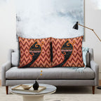 Aotearoa Atua Ruaumoko Pillow Cover God Of Volcanoes Koru Patterns