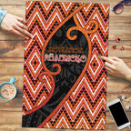 Aotearoa Atua Ruaumoko Puzzle God Of Volcanoes Koru Patterns