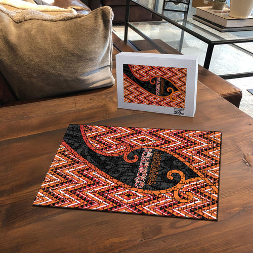 Aotearoa Atua Ruaumoko Puzzle God Of Volcanoes Koru Patterns