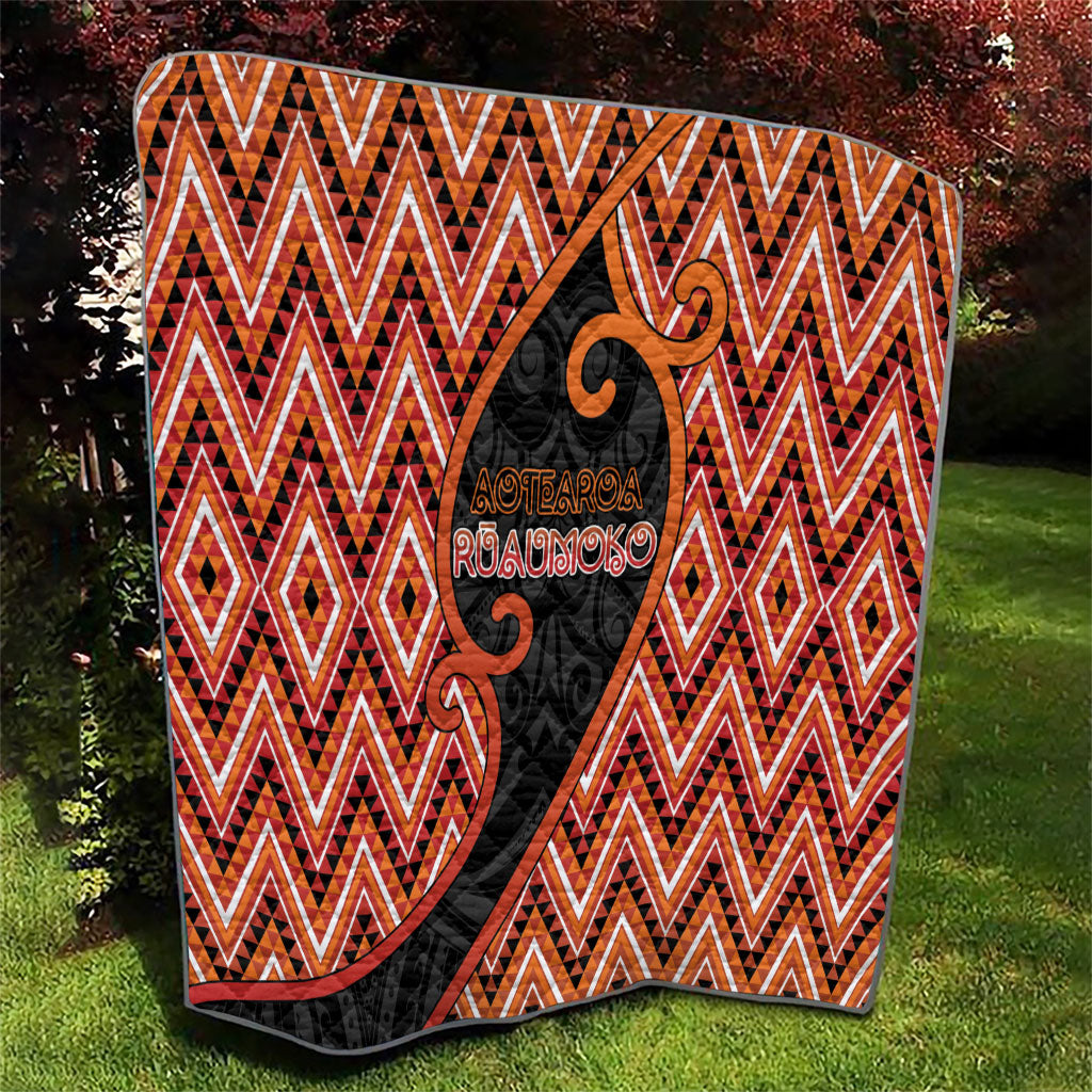Aotearoa Atua Ruaumoko Quilt God Of Volcanoes Koru Patterns