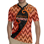 Custom Aotearoa Atua Ruaumoko Rugby Jersey God Of Volcanoes Koru Patterns