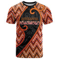 Custom Aotearoa Atua Ruaumoko T Shirt God Of Volcanoes Koru Patterns