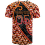 Custom Aotearoa Atua Ruaumoko T Shirt God Of Volcanoes Koru Patterns