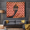 Aotearoa Atua Ruaumoko Tapestry God Of Volcanoes Koru Patterns