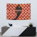 Aotearoa Atua Ruaumoko Tapestry God Of Volcanoes Koru Patterns