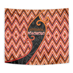 Aotearoa Atua Ruaumoko Tapestry God Of Volcanoes Koru Patterns