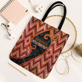 Aotearoa Atua Ruaumoko Tote Bag God Of Volcanoes Koru Patterns