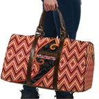 Aotearoa Atua Ruaumoko Travel Bag God Of Volcanoes Koru Patterns