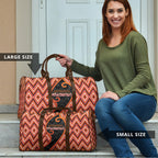Aotearoa Atua Ruaumoko Travel Bag God Of Volcanoes Koru Patterns