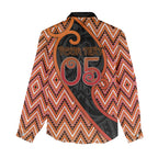 Custom Aotearoa Atua Ruaumoko Women Casual Shirt God Of Volcanoes Koru Patterns