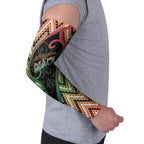 Custom Aotearoa Atua Maui Arm Sleeves Demigod Hero And Trickster Koru Patterns