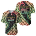 Custom Aotearoa Atua Maui Baseball Jersey Demigod Hero And Trickster Koru Patterns