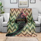 Aotearoa Atua Maui Blanket Demigod Hero And Trickster Koru Patterns