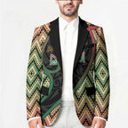 Custom Aotearoa Atua Maui Blazer Demigod Hero And Trickster Koru Patterns