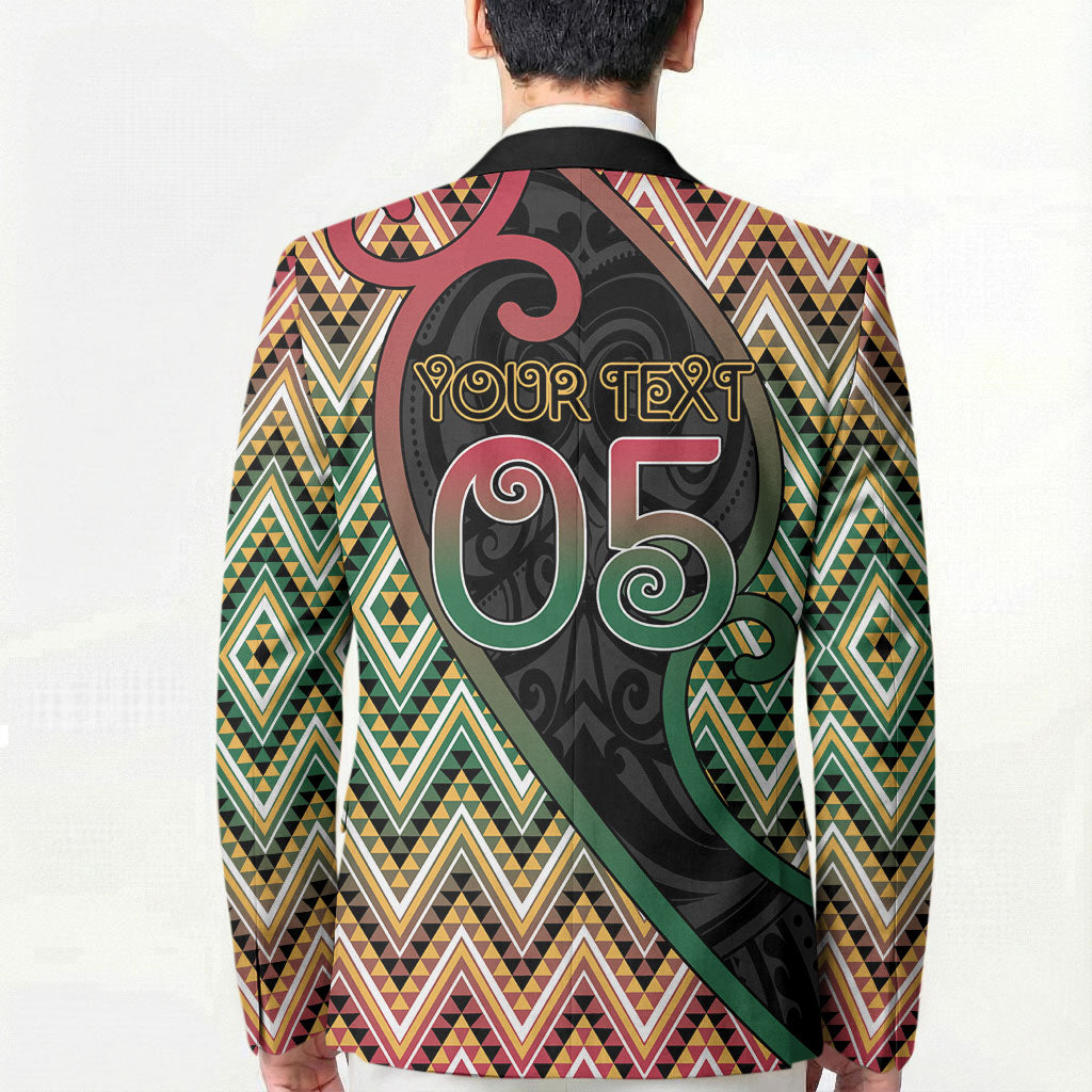 Custom Aotearoa Atua Maui Blazer Demigod Hero And Trickster Koru Patterns