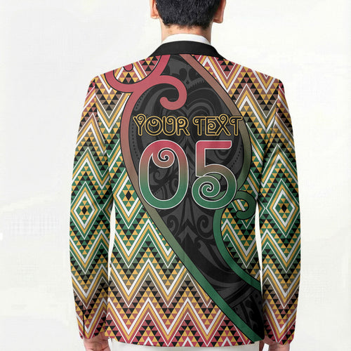 Custom Aotearoa Atua Maui Blazer Demigod Hero And Trickster Koru Patterns