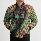 Custom Aotearoa Atua Maui Bomber Puffer Jacket Demigod Hero And Trickster Koru Patterns