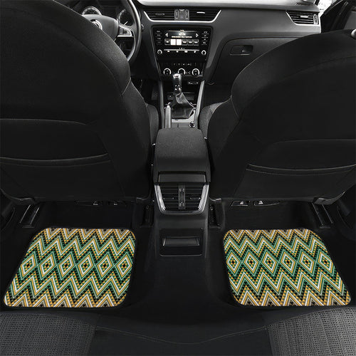 Custom Aotearoa Atua Maui Car Mats Demigod Hero And Trickster Koru Patterns