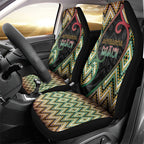 Aotearoa Atua Maui Car Seat Cover Demigod Hero And Trickster Koru Patterns