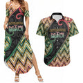 Custom Aotearoa Atua Maui Couples Matching Summer Maxi Dress and Hawaiian Shirt Demigod Hero And Trickster Koru Patterns