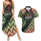 Custom Aotearoa Atua Maui Couples Matching Summer Maxi Dress and Hawaiian Shirt Demigod Hero And Trickster Koru Patterns